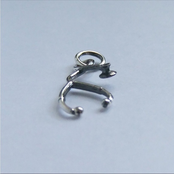 Sterling Silver Charm Stethoscope .925 Tiny Medical Pendant Gift for GP - Picture 4 of 4